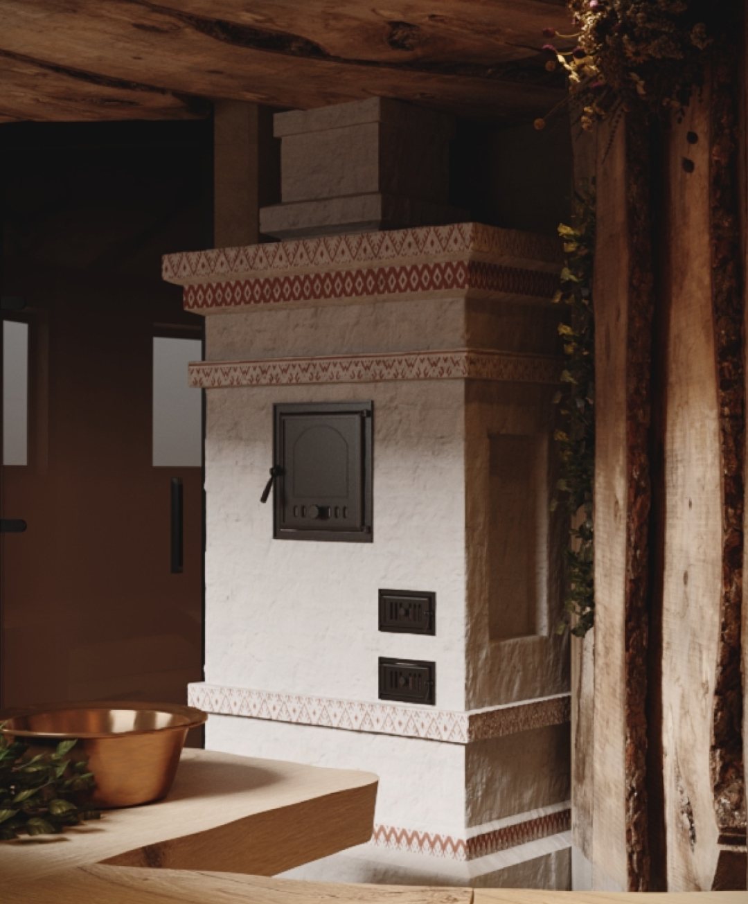 Банные комплекс на территории гольф-клуба