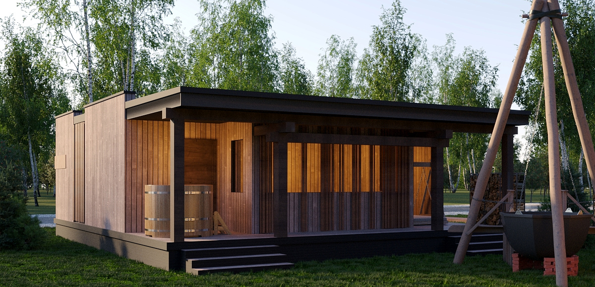 Баня Нордик - Экстерьер 2 - Галерея